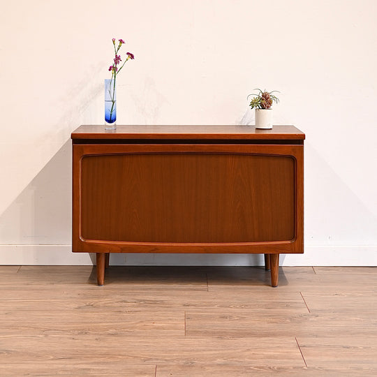 Mid Century Teak Sideboard Hallway Console by Noblett