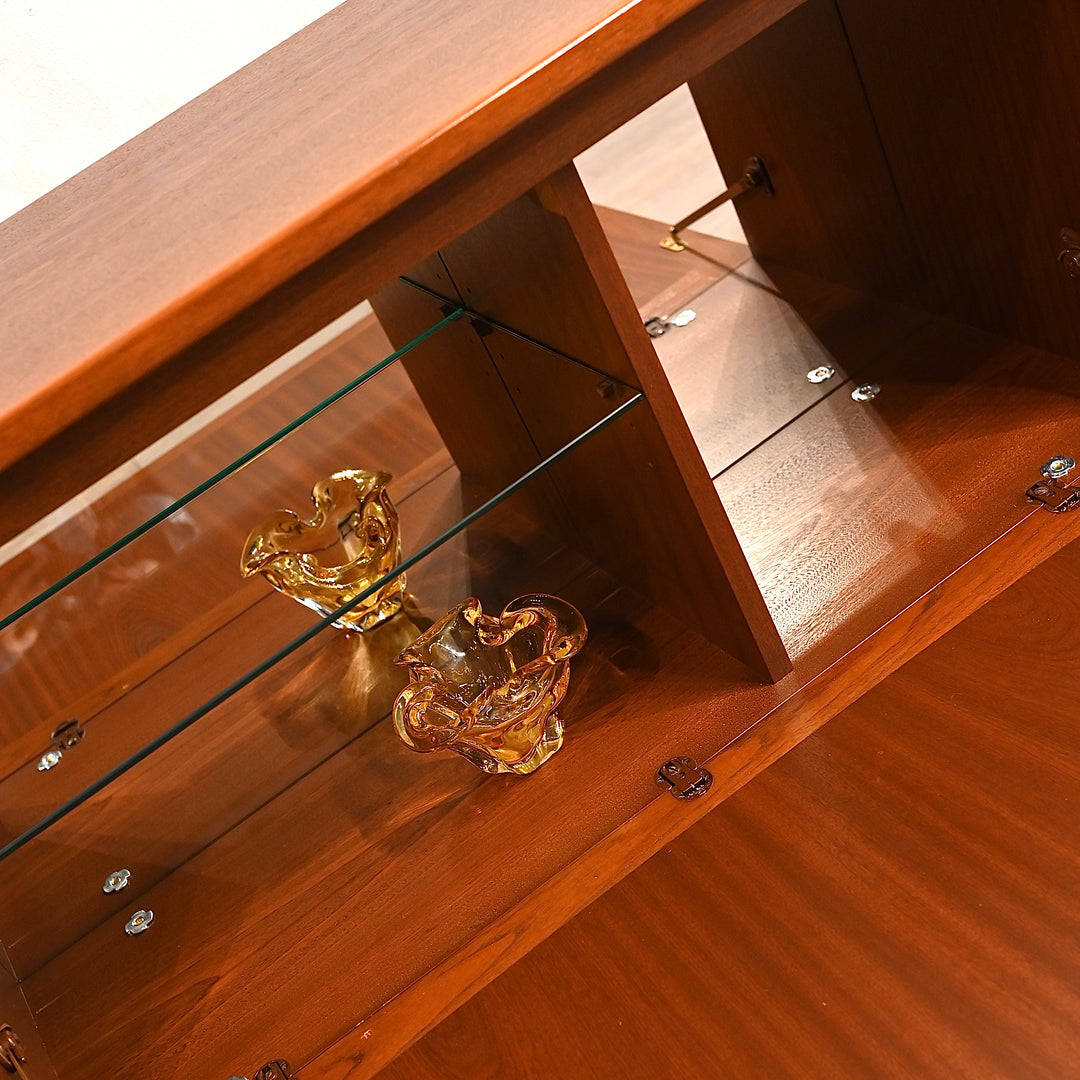 Mid Century Teak Sideboard Hallway Console by Noblett