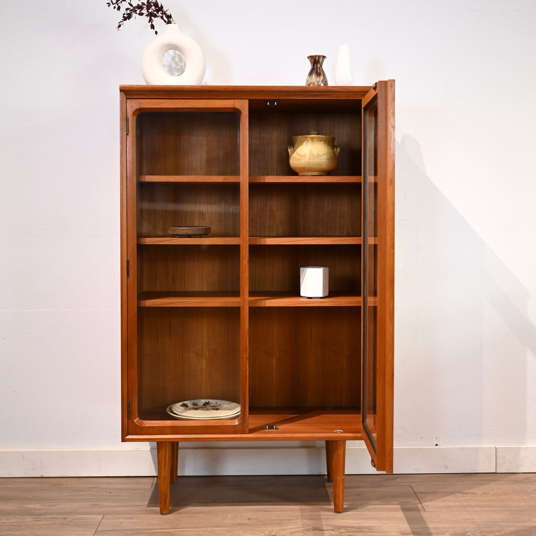 Mid Century Teak Sideboard Cabinet Bookcase Bar Cabinet Storage by Chiswell