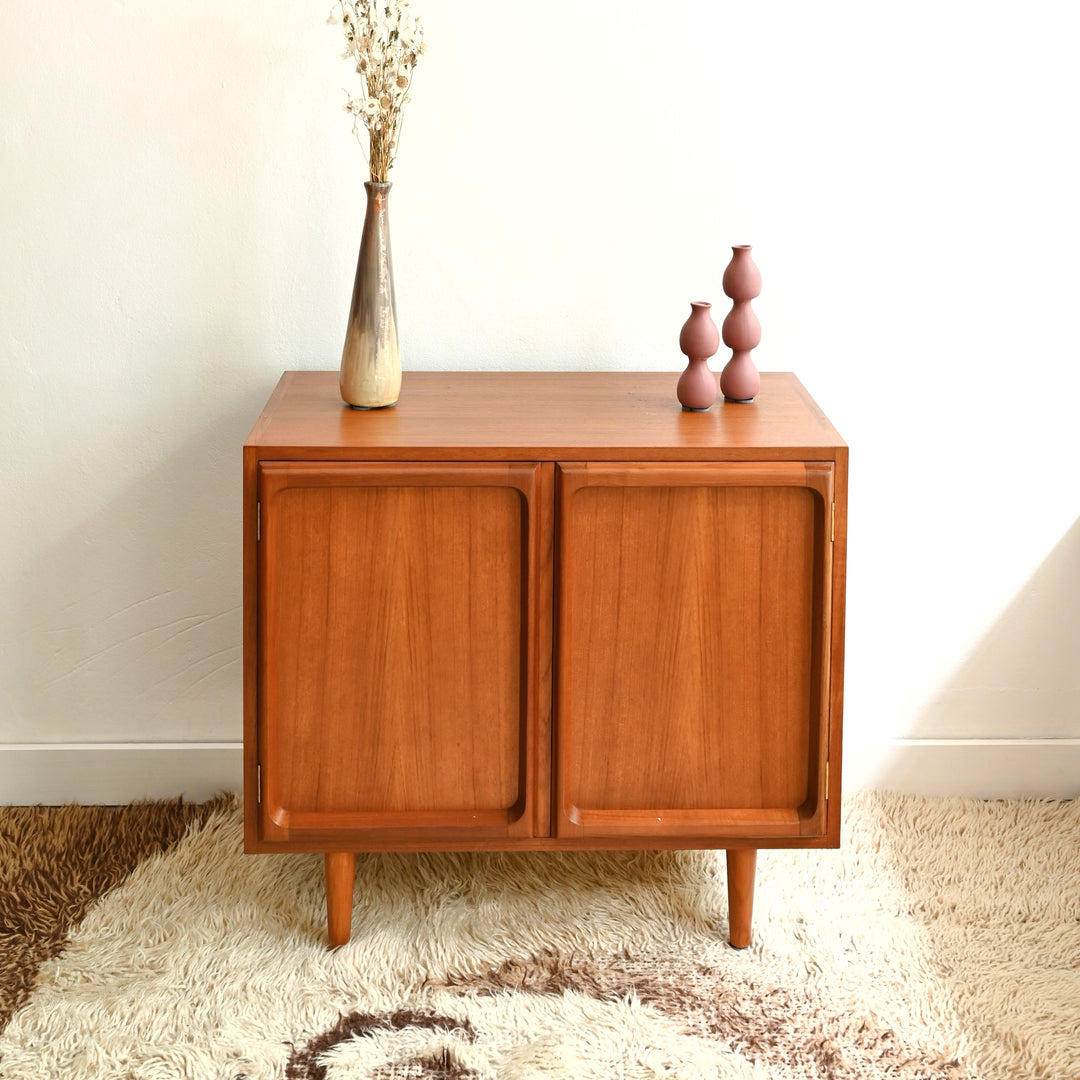 Mid Century Teak Sideboard LP Record Cabinet by Chiswell