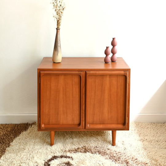 Mid Century Teak Sideboard LP Record Cabinet by Chiswell