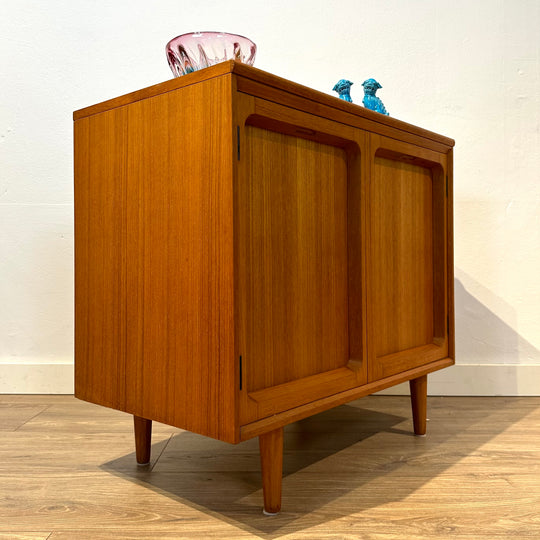 Mid Century Teak Sideboard LP Record Cabinet by Chiswell