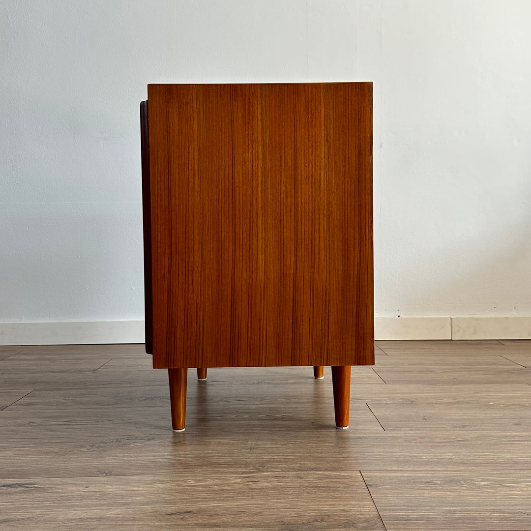 Mid Century Teak Sideboard Display LP Record Cabinet by Chiswell