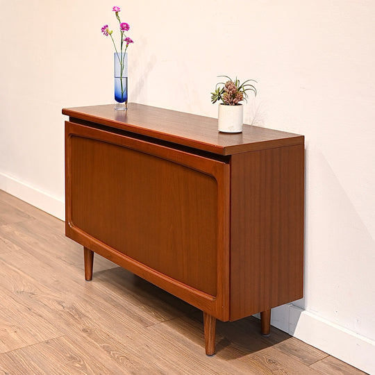 Mid Century Teak Sideboard Hallway Console by Noblett