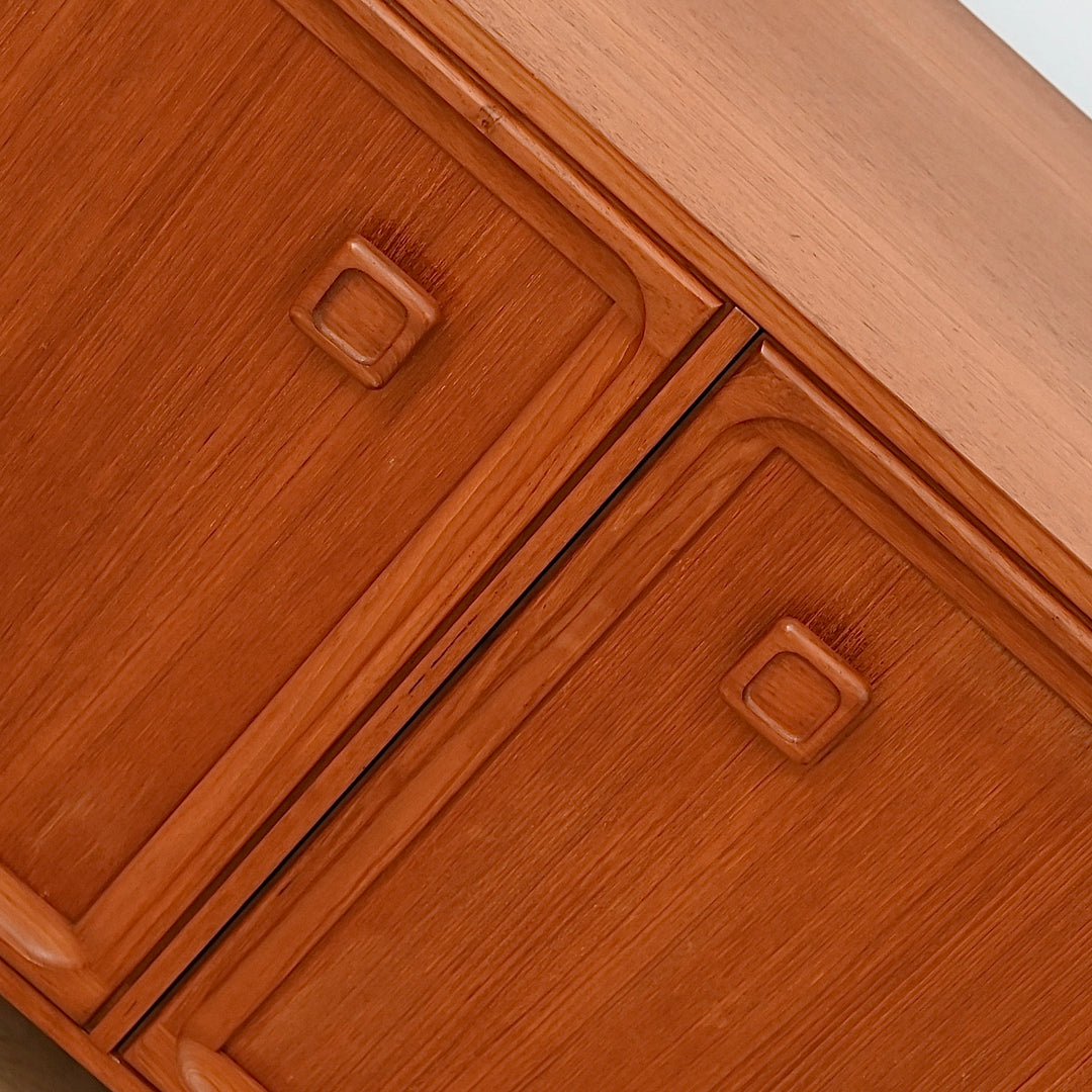 Parker Teak Mid Century Sideboard Record LP Cabinet