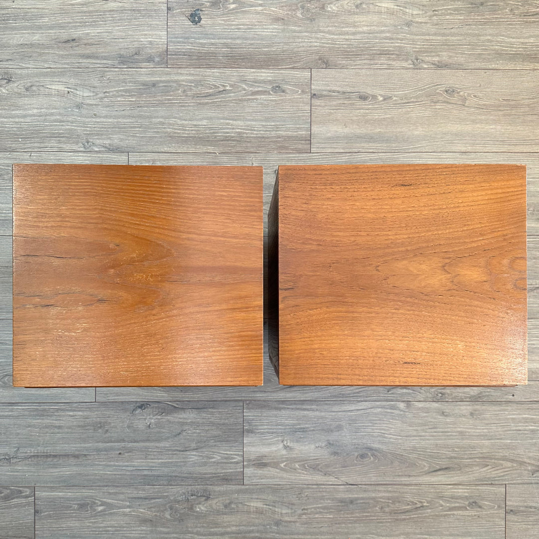 Mid Century Retro Teak Bedside Tables by Macrob