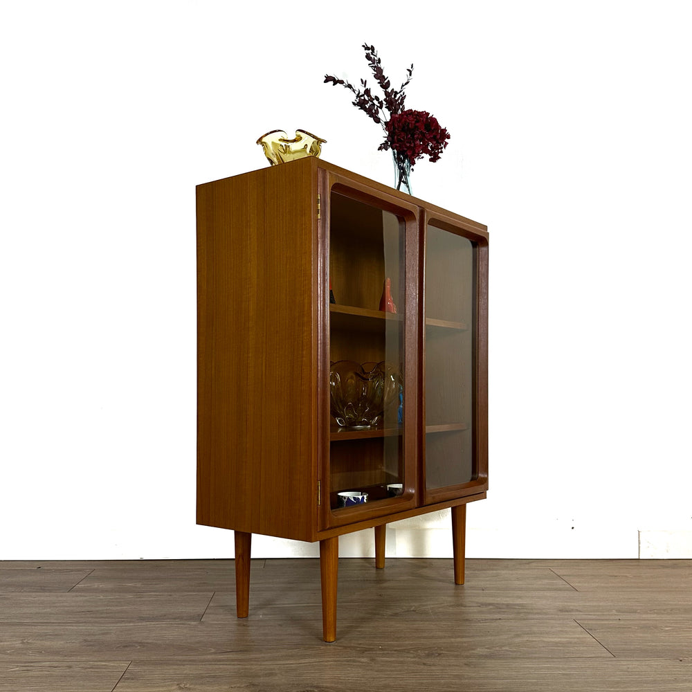 Mid Century Teak Sideboard Display Cabinet by Chiswell