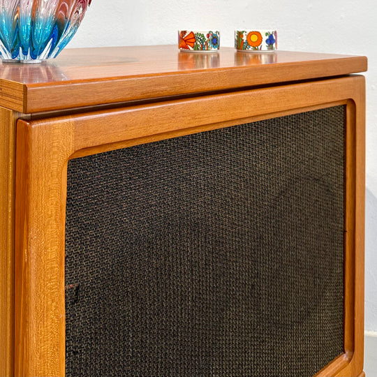 Mid Century Teak Sideboard LP Record Cabinet by Parker