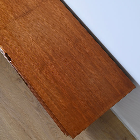 Mid Century Teak Sideboard LP Record Cabinet by Burgess