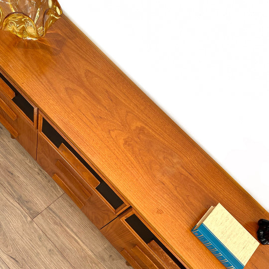 Mid Century Retro Teak Dresser Sideboard by Macrob