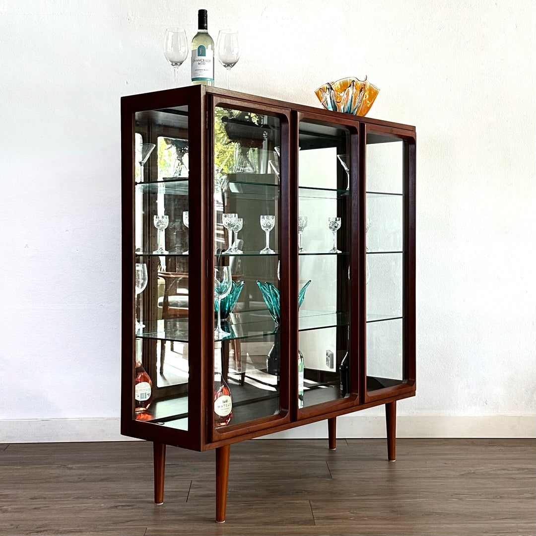 Mid Century Sideboard Display Cabinet by Chiswell