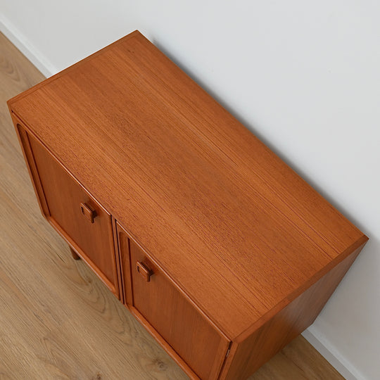 Parker Teak Mid Century Sideboard Record LP Cabinet