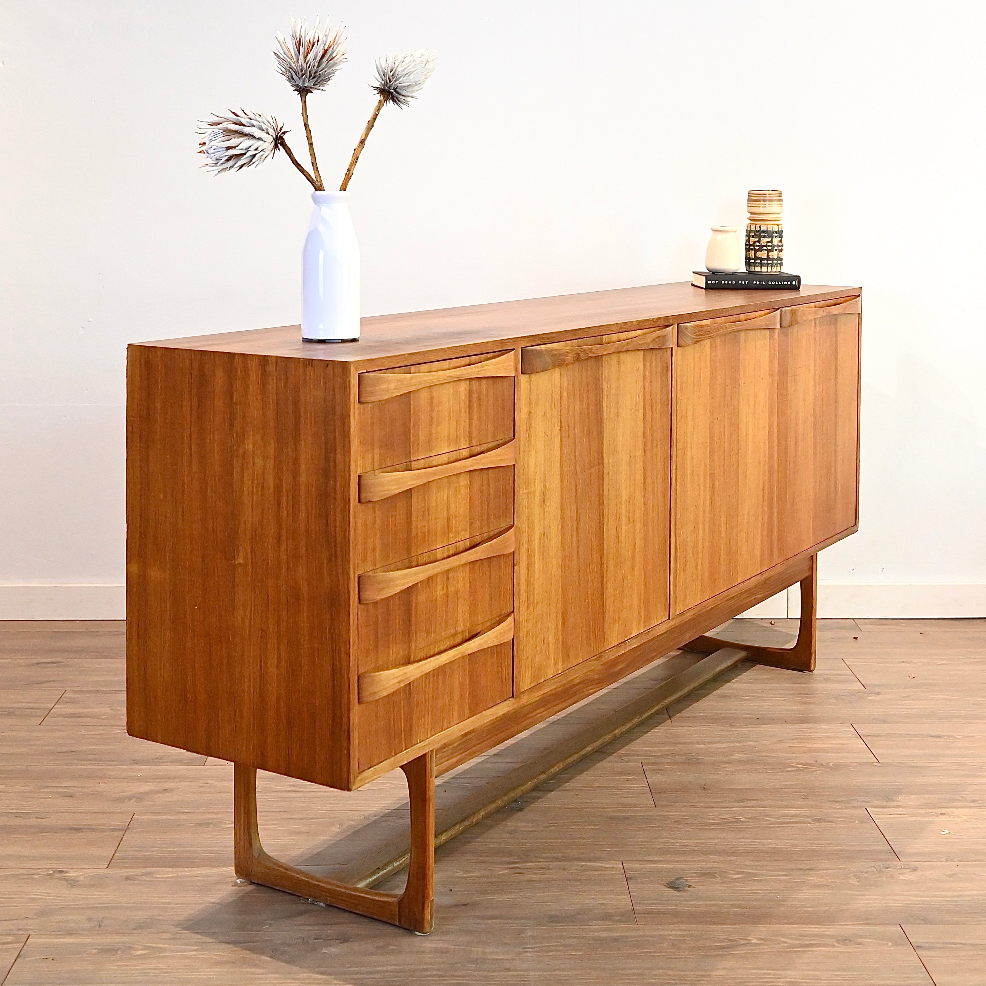 Mid Century Teak Sideboard Buffet designed by Gerald Easden for Rodd Furniture