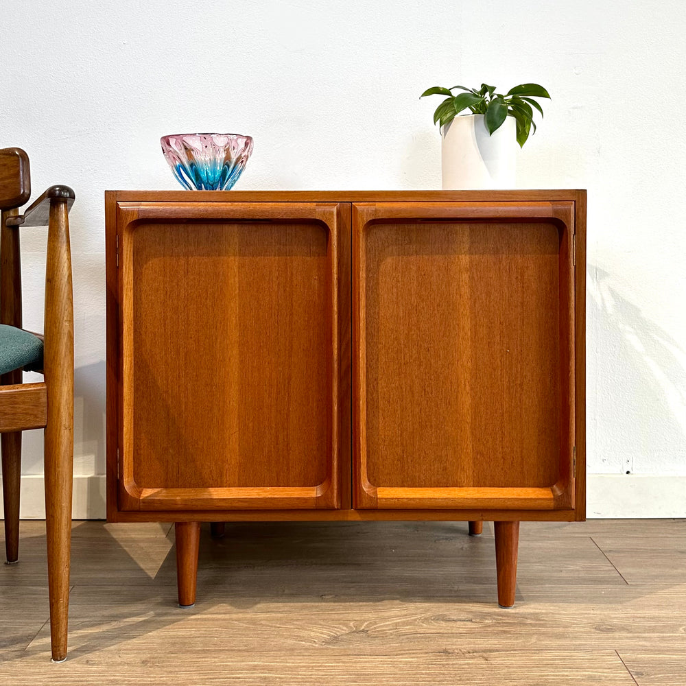 Mid Century Teak Sideboard LP Record Cabinet by Chiswell