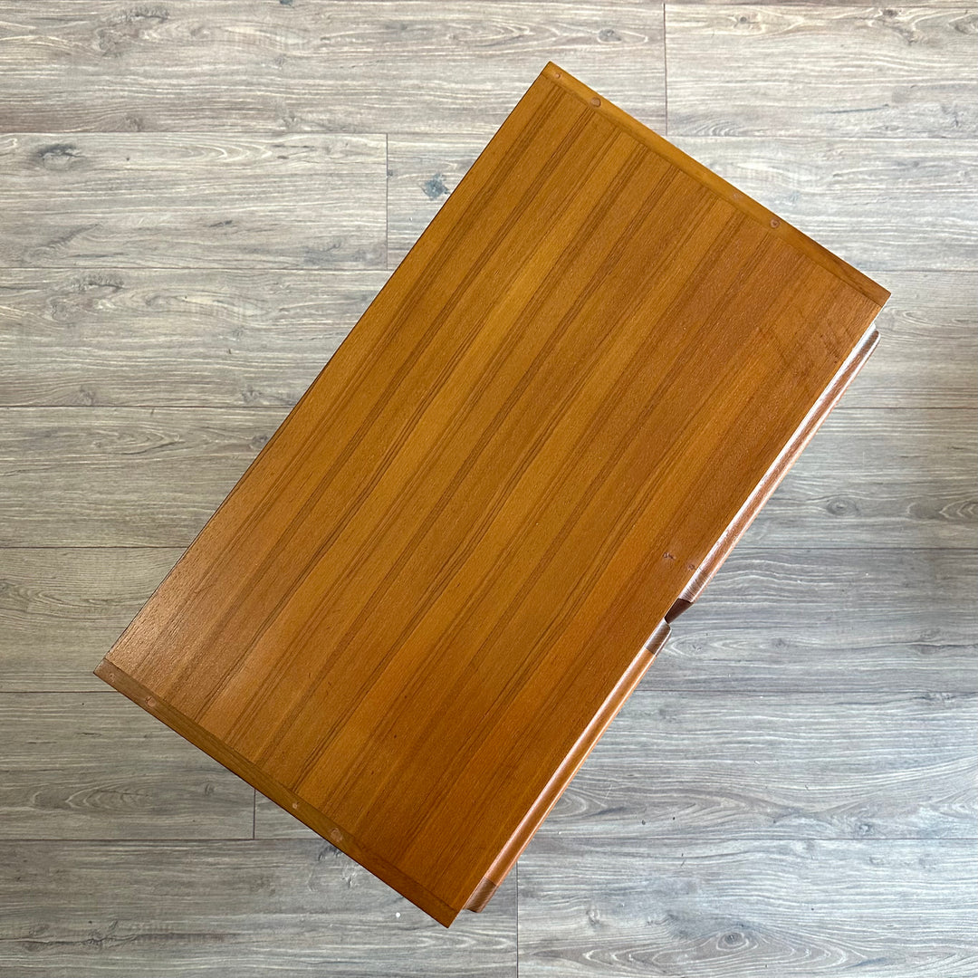 Mid Century Teak Sideboard LP Record Cabinet by Chiswell