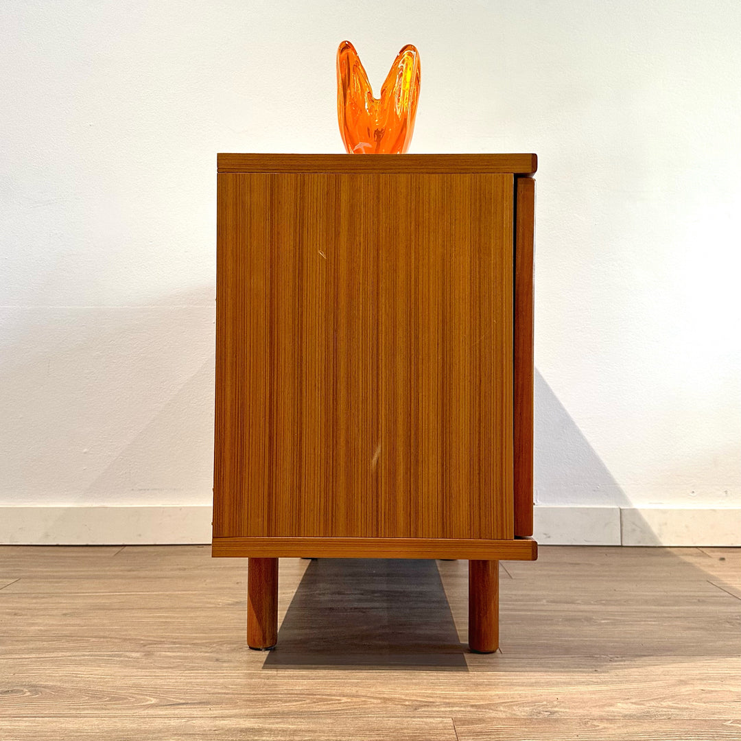 Mid Century Teak Sideboard LP Record Cabinet by Parker