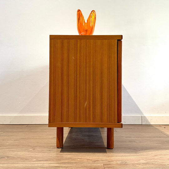 Mid Century Teak Sideboard LP Record Cabinet by Parker