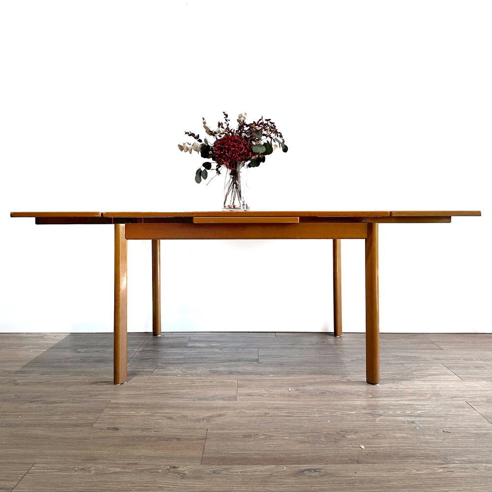 Mid Century Teak Extendable Dining Table