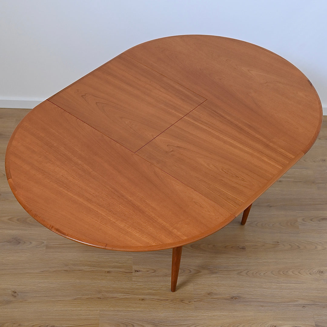 Parker Teak Round Extendable Dining Table