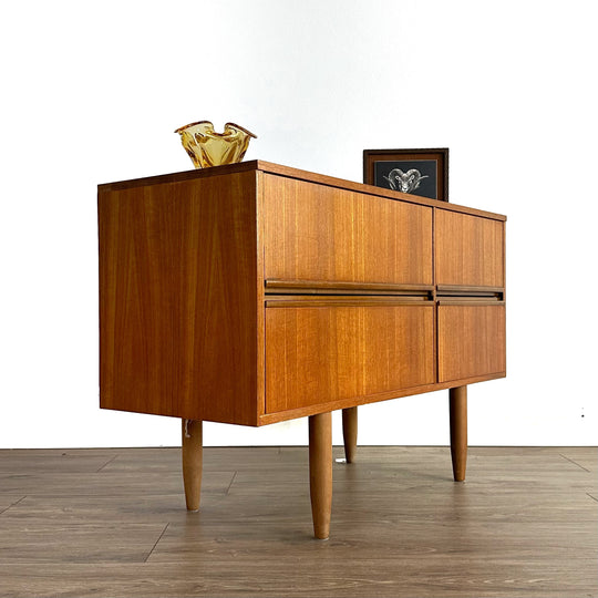 Mid Century Teak Sideboard Dresser by Reliance Furniture