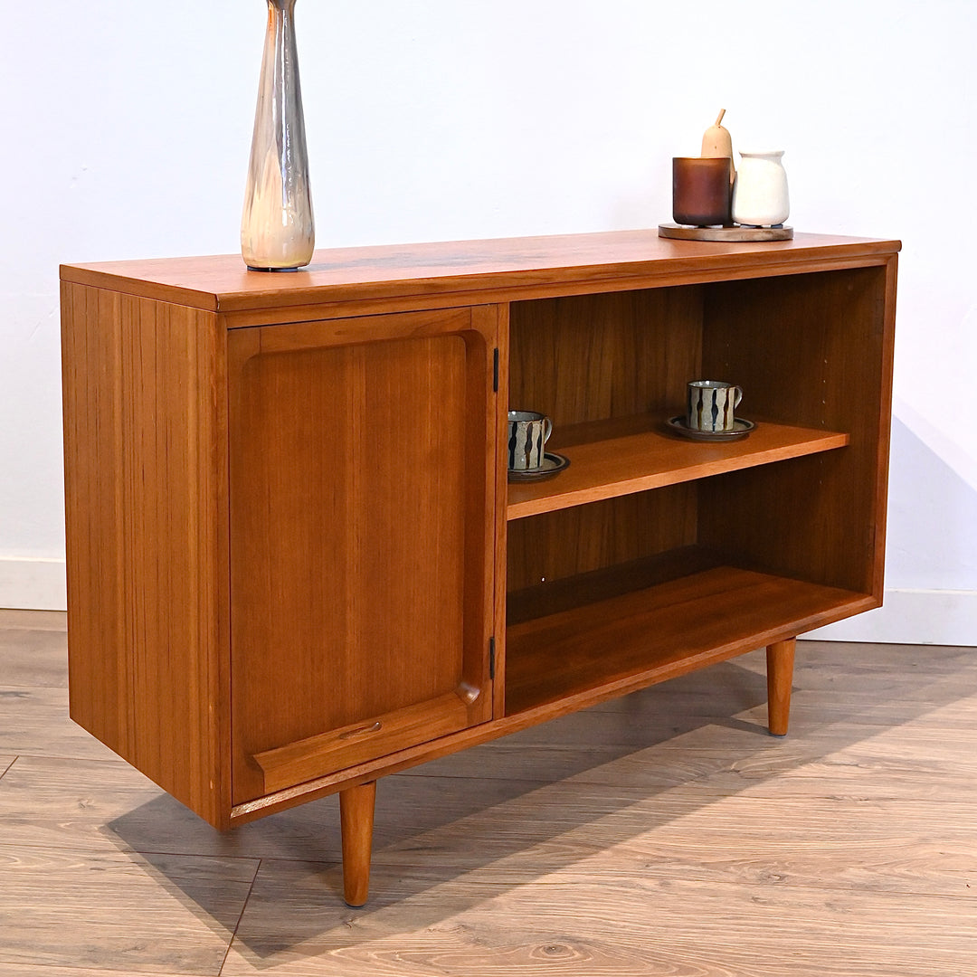 Mid Century Teak Sideboard LP Record Cabinet by Chiswell