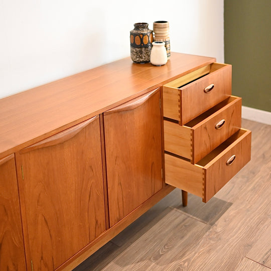 Mid Century Teak Sideboard LP Record Cabinet by Chiswell