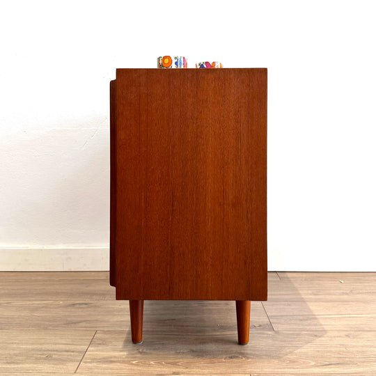 Mid Century Teak Sideboard LP Record Cabinet by Chiswell