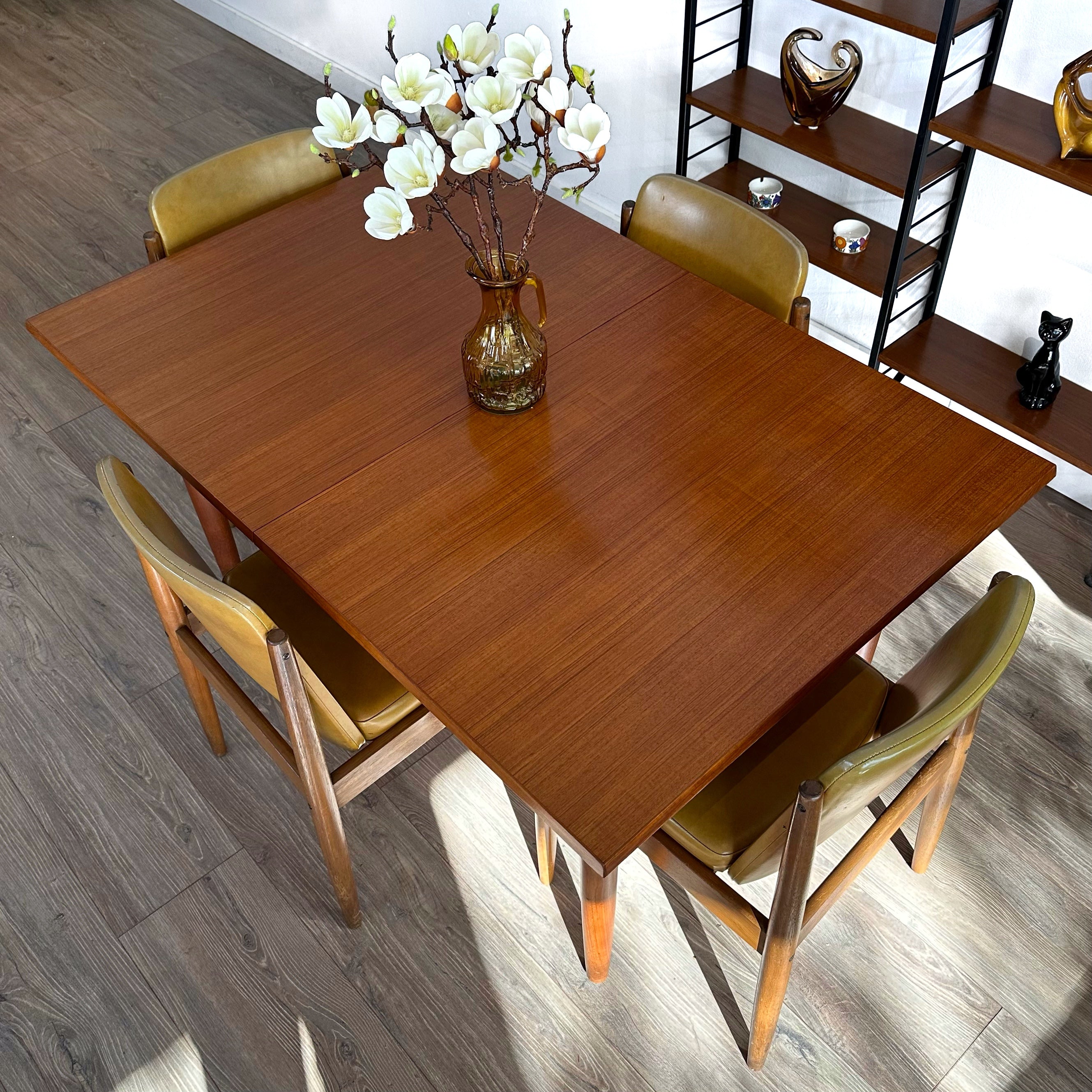 Mid Century Teak Extendable Dining Table by Chiswell