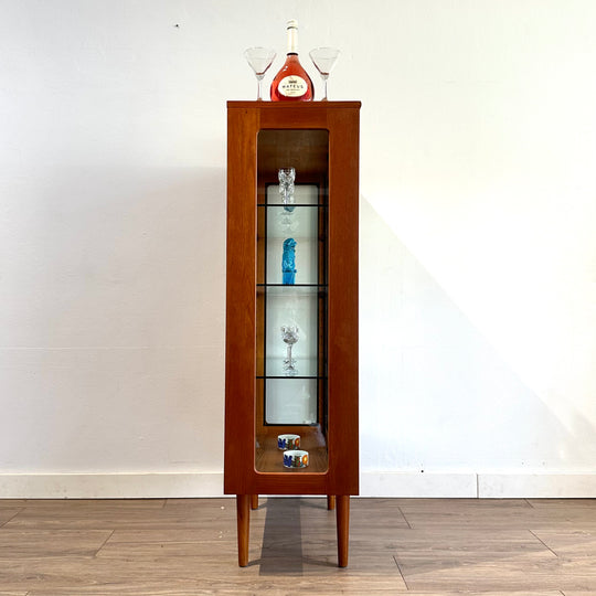 Mid Century Teak Sideboard Display Cabinet by Chiswell