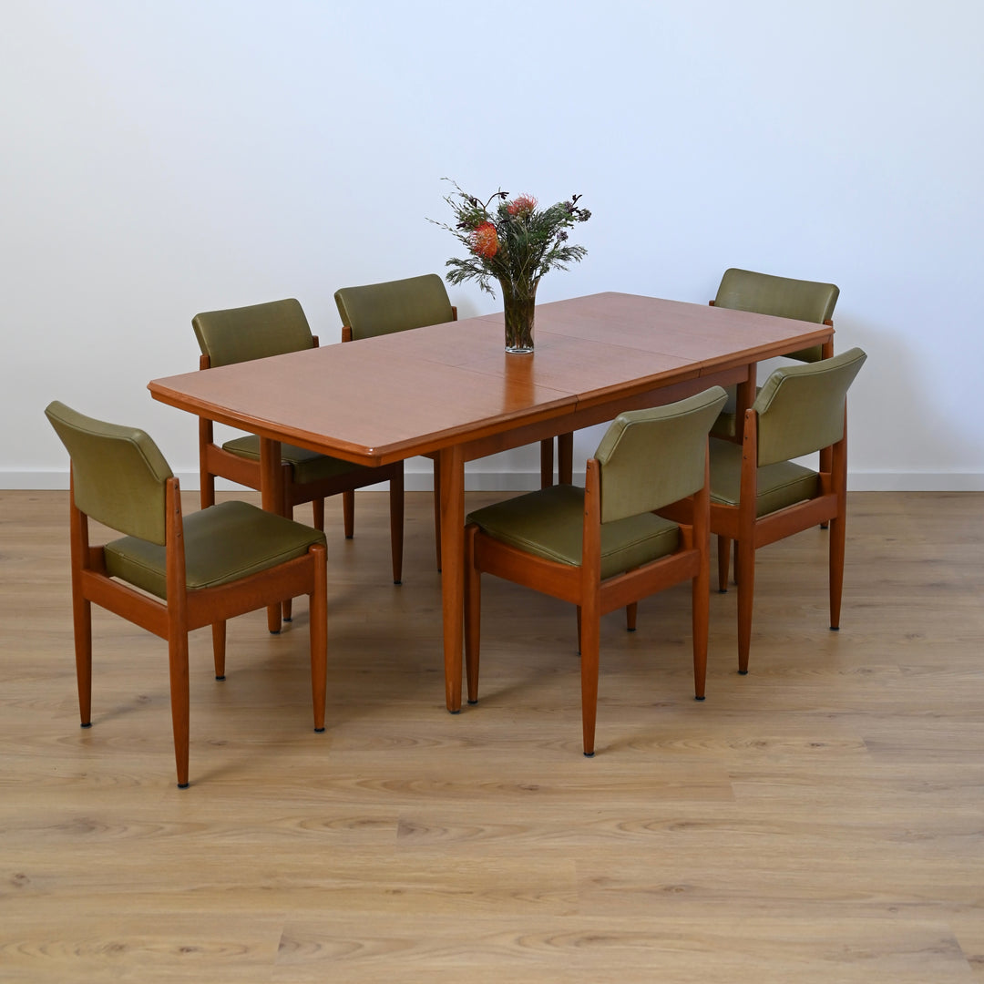 Mid Century Teak Extendable Dining Table by Chiswell