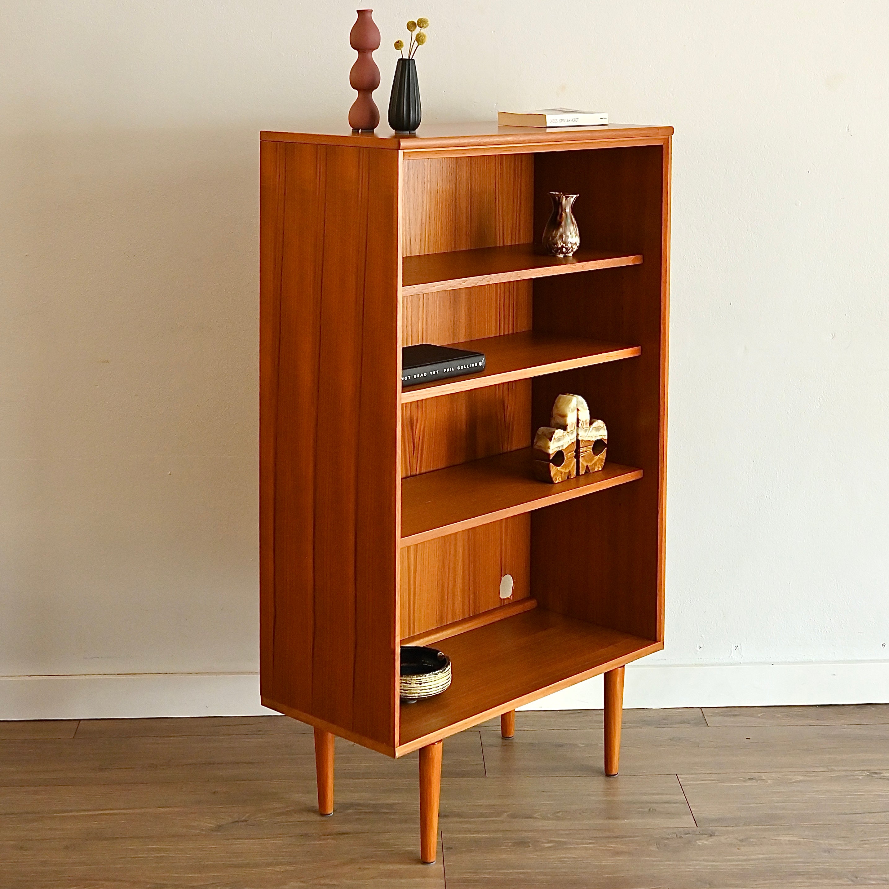 Mid Century Teak Bookshelf Bookcase Storage Shelving by Chiswell