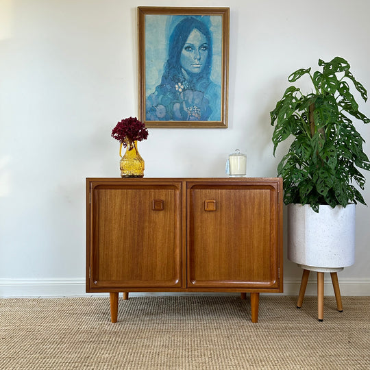 Mid Century Parker Teak LP cabinet sideboard display cabinet