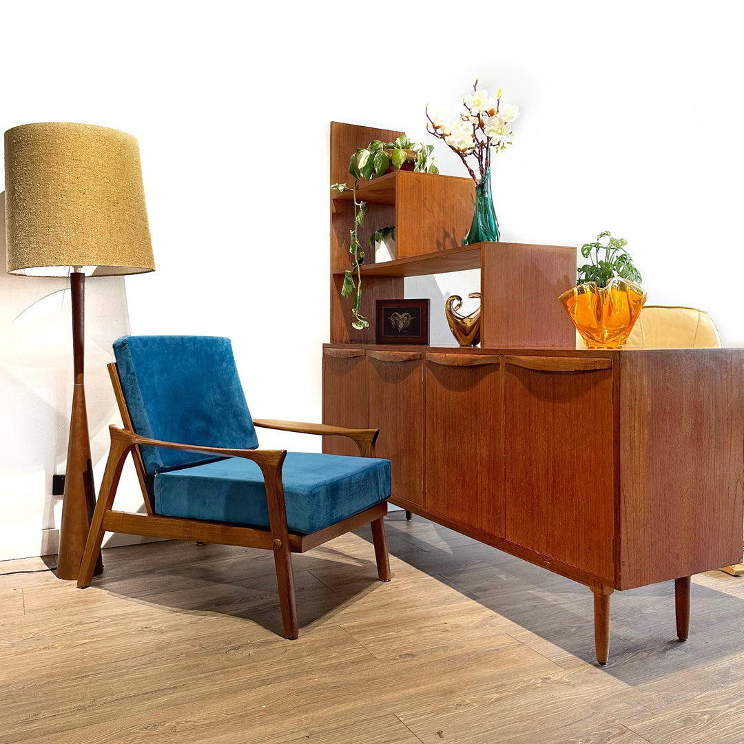 Mid Century Teak Sideboard Room Divider by Dickinsons