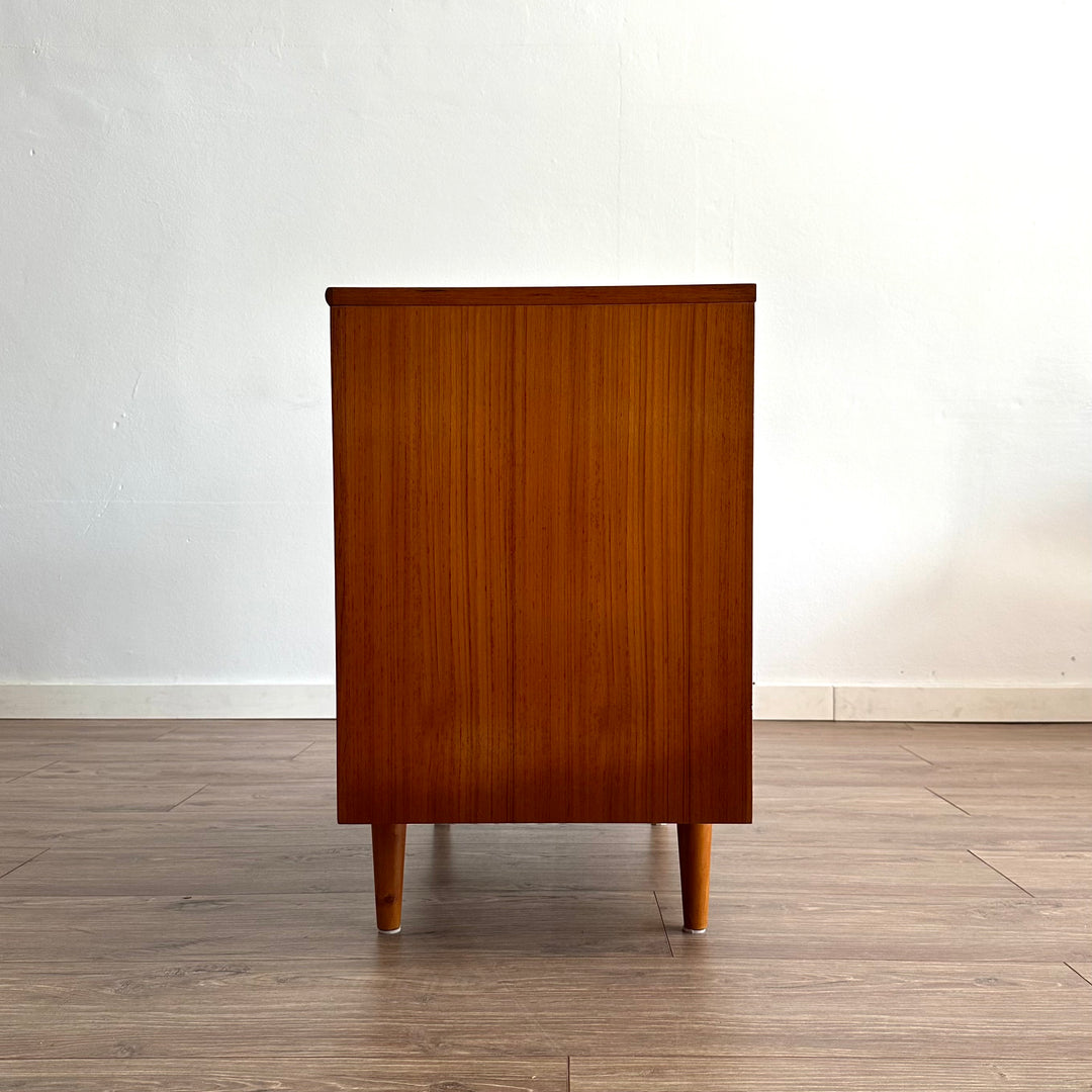 Mid Century Teak Sideboard Display LP Record Cabinet by Chiswell