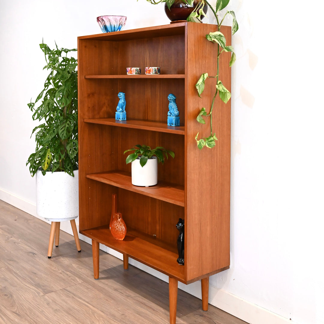 Parker Teak Mid Century Bookshelf Bookcase Shelving