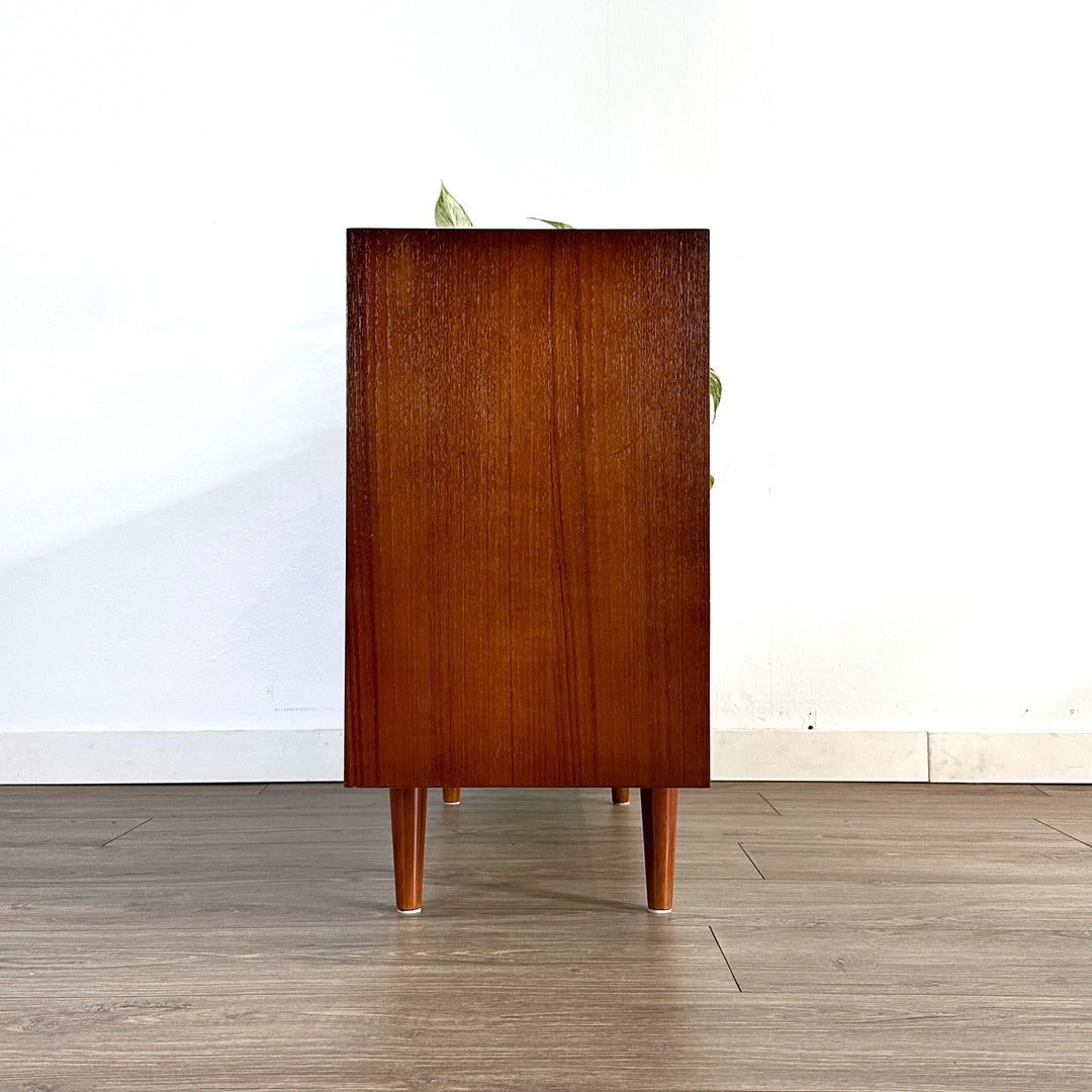 Mid Century Sideboard LP Record Cabinet Bookcase by Chiswell