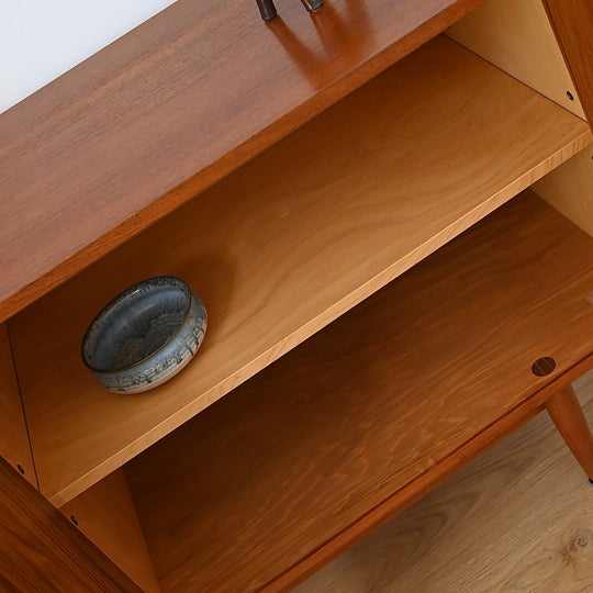 Mid Century Teak Sideboard LP Buffet Cabinet by Chiswell