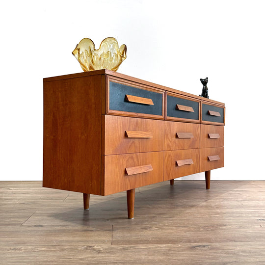 Mid Century Retro Teak Dresser Sideboard by Macrob