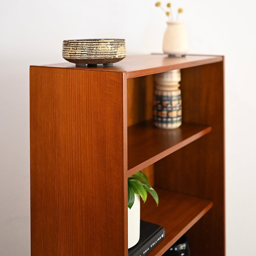 Parker Mid Century Teak Bookcase Bookshelf Storage