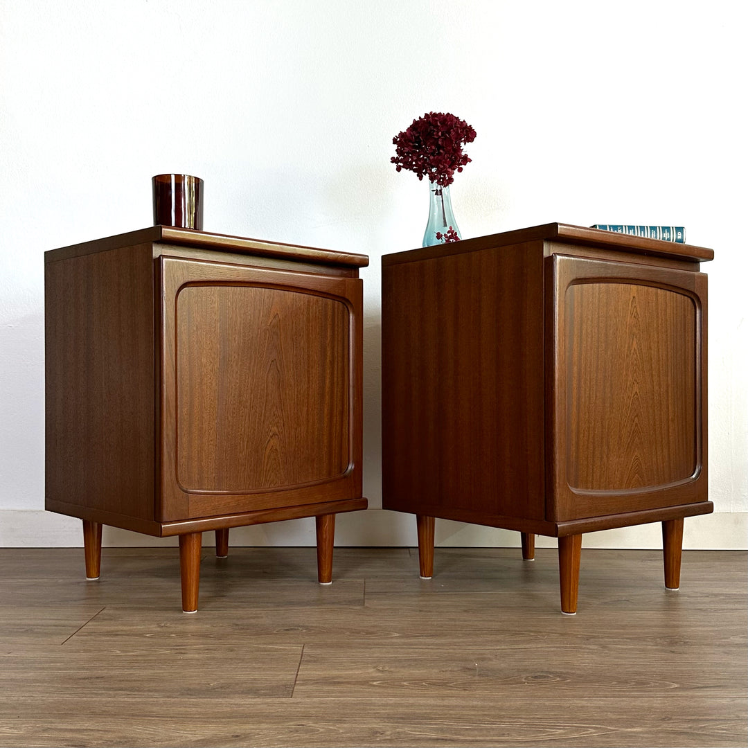 Mid Century Teak Bedside Table or LP Record Cabinet