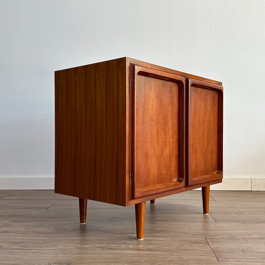 Mid Century Teak Sideboard Display LP Record Cabinet by Chiswell