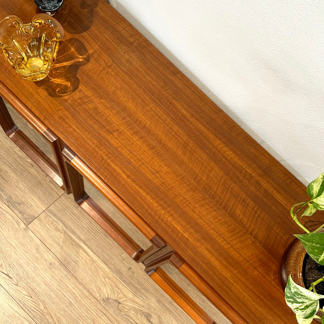 Mid Century Teak Sideboard LP Record Display Cabinet by Chiswell