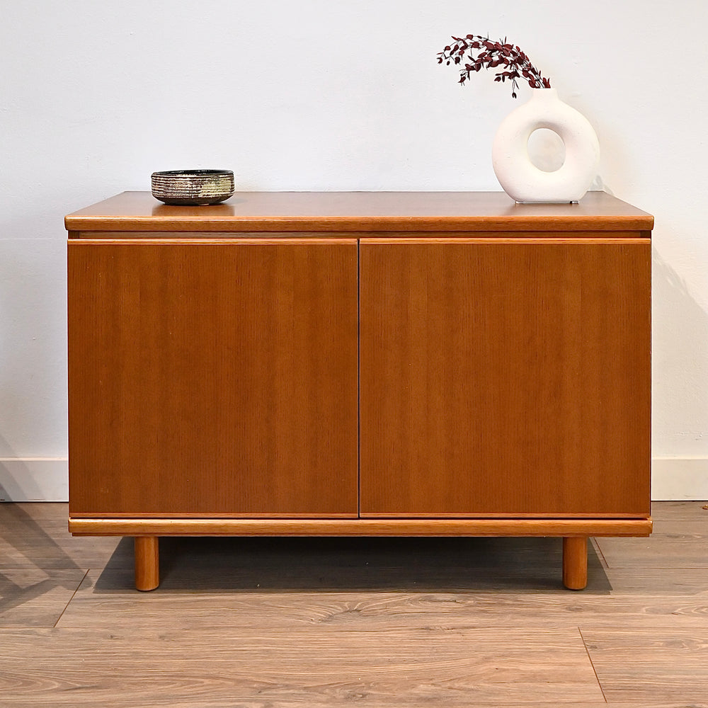 Mid Century Teak Sideboard LP Record Cabinet by Parker