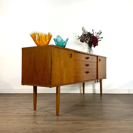 Mid Century Teak Sideboard Credenza by Avalon UK