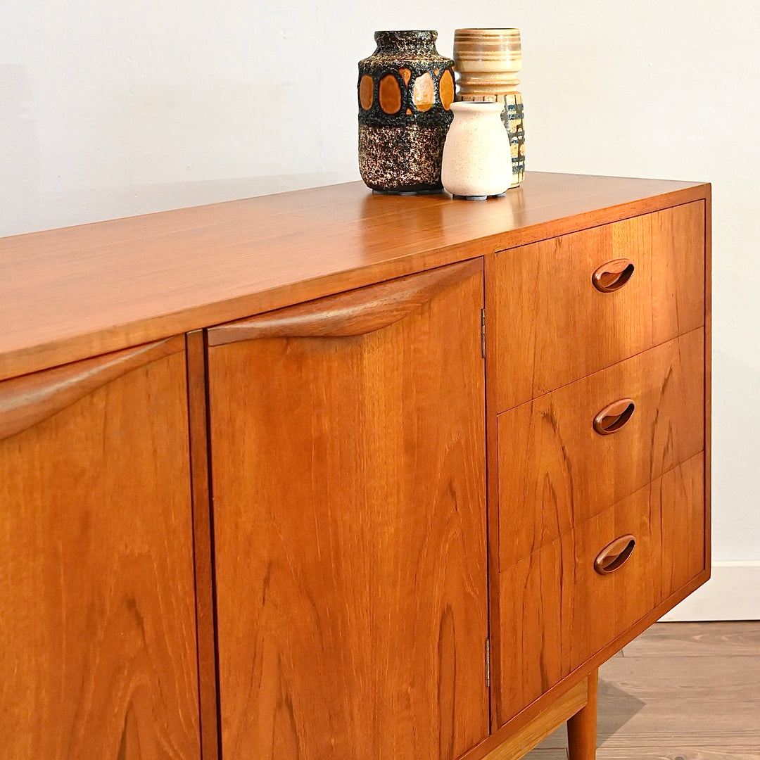 Mid Century Teak Sideboard LP Record Cabinet by Chiswell