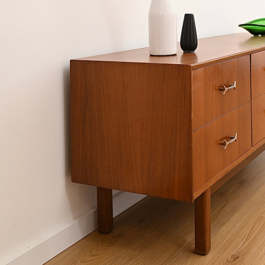 Mid Century Vintage 1960’s Teak Sideboard Dresser Drawers