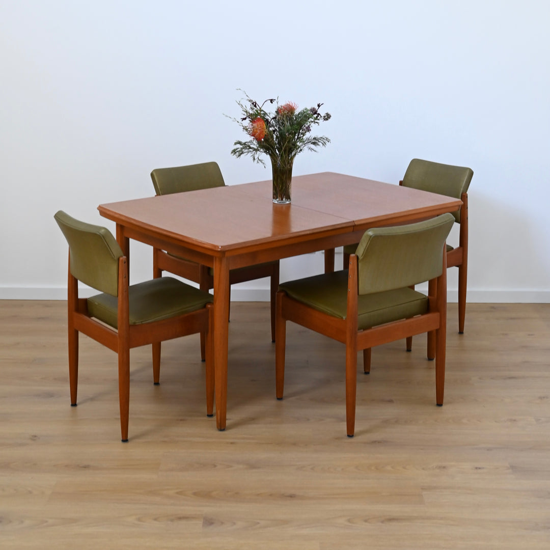 Mid Century Teak Extendable Dining Table by Chiswell