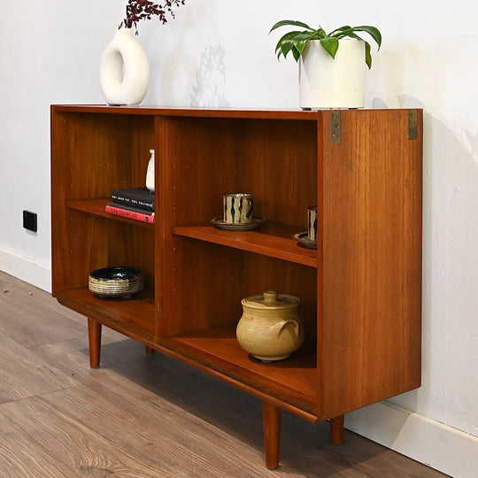 Parker Mid Century Teak Sideboard Bookcase Bookshelf Storage