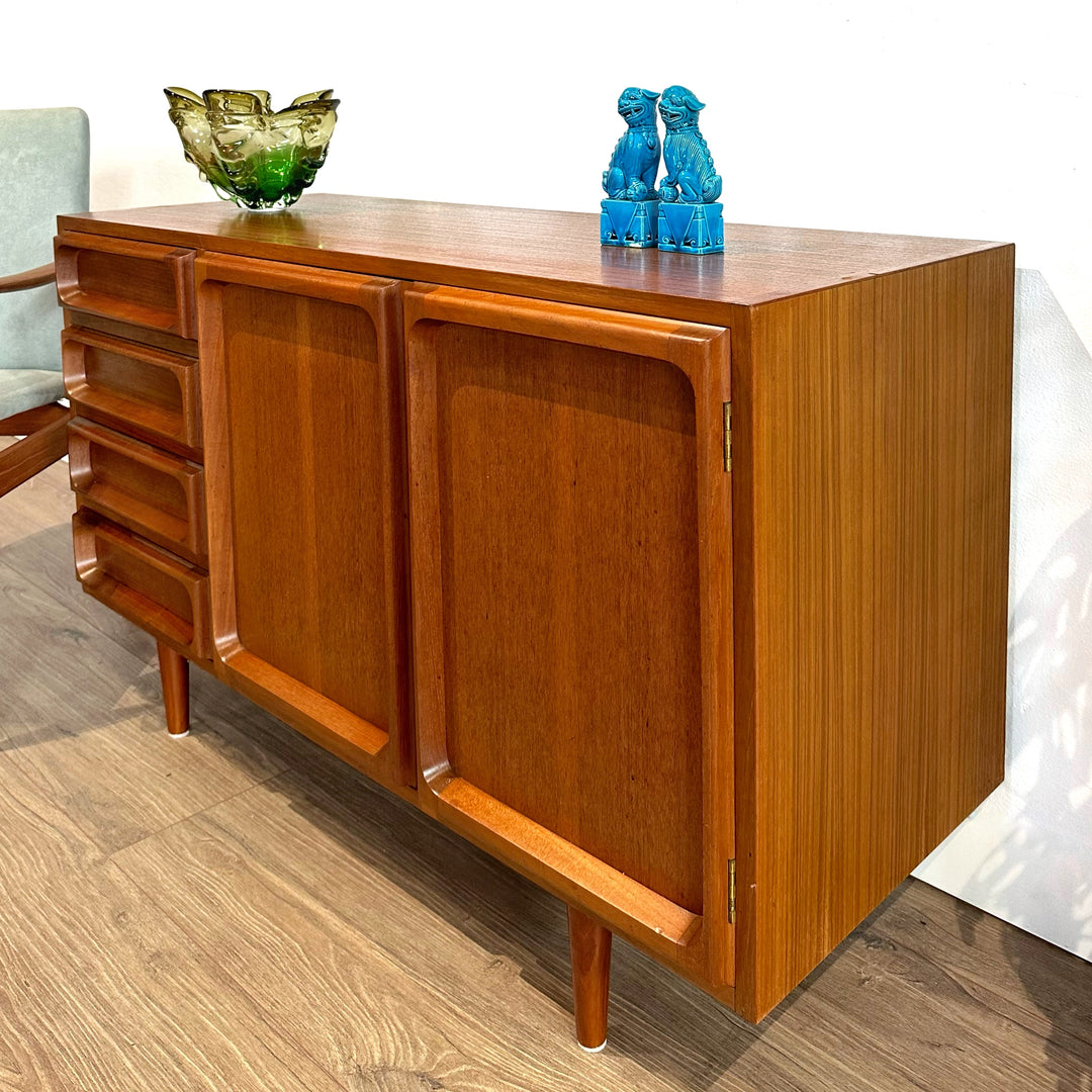 Mid Century Teak Sideboard LP Cabinet by Chiswell