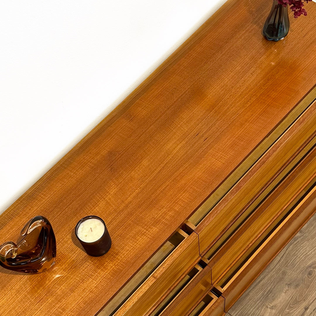 Mid Century Teak Dresser by Parker